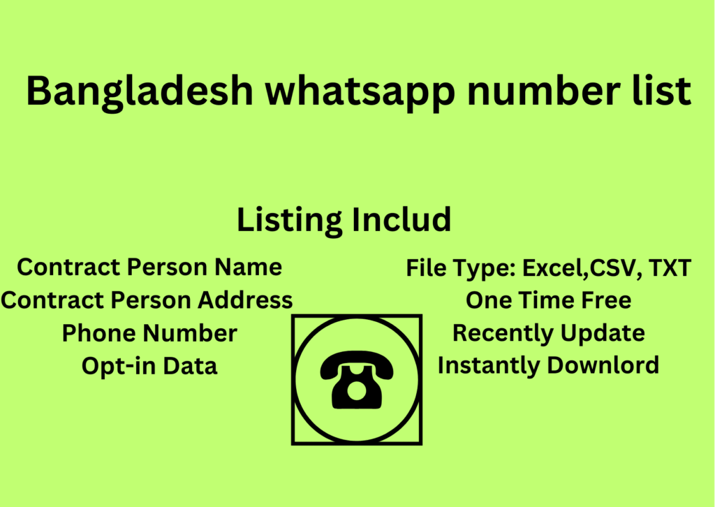 Bangladesh whatsapp number list