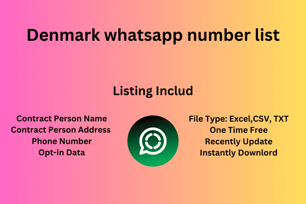 Denmark whatsapp cell number list