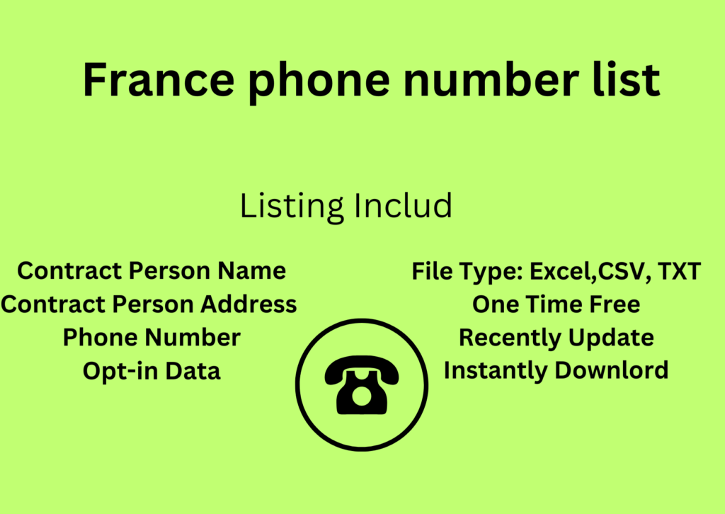 France phone number list