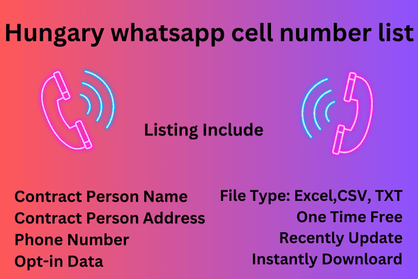 Hungary whatsapp cell number list