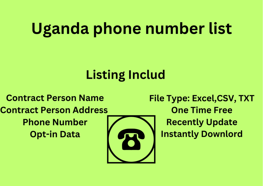 Uganda phone number list