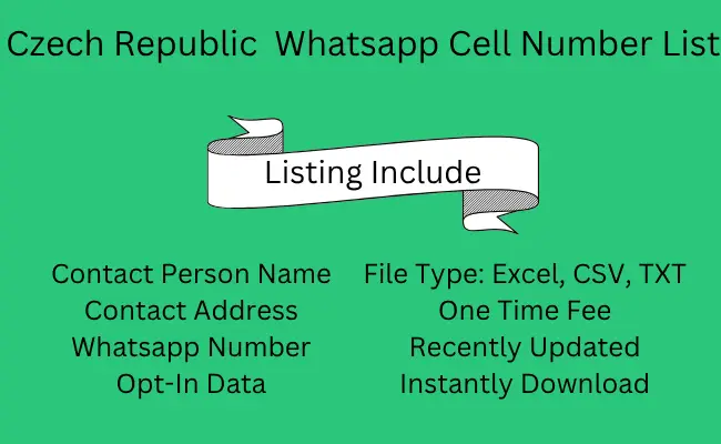 Czech Republic Whatsapp Cell Number List