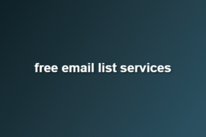 free email list services